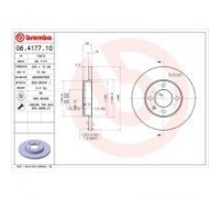 Тормозной диск Brembo 08.4177.10