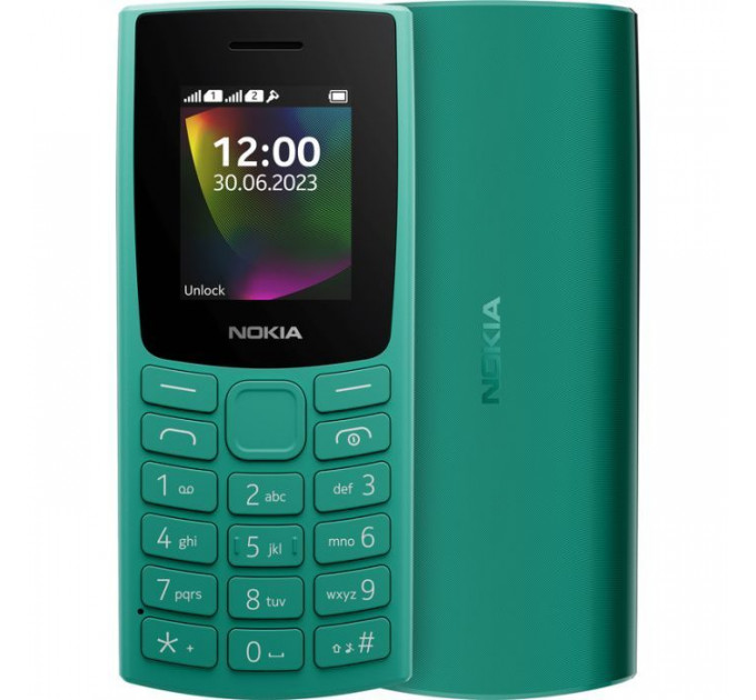 Мобільний телефон Nokia 106 DS 2023 Green (1GF019BPJ1C01) Мобільний телефон Nokia 106 DS 2023 Green (1GF019BPJ1C01)