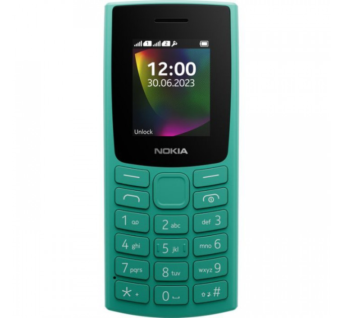 Мобільний телефон Nokia 106 DS 2023 Green (1GF019BPJ1C01)