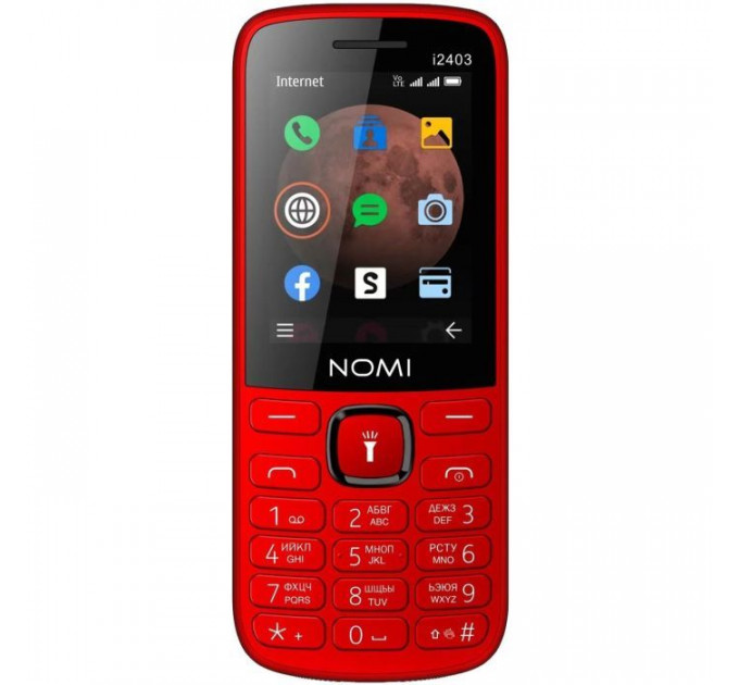Мобильный телефон Nomi i2403 Red Мобильный телефон Nomi i2403 Red