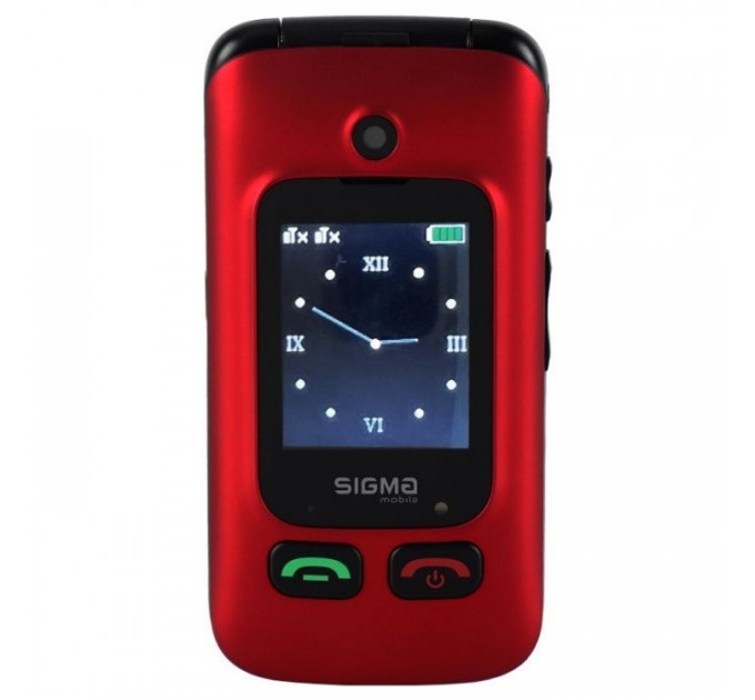 Мобільний телефон Sigma Comfort 50 Shell Duo Type-C Red Black (4827798212516)