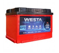 Акумулятор автомобільний Westa 6CT-63 А (0) RED EFB