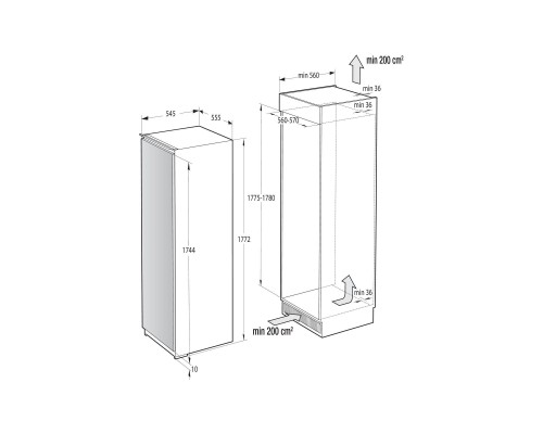 Морозильная камера Gorenje FNI518EA1 Морозильная камера Gorenje FNI518EA1