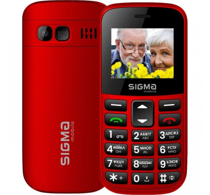Мобільний телефон Sigma Comfort 50 EASY TYPE-C Red (4827798585221)