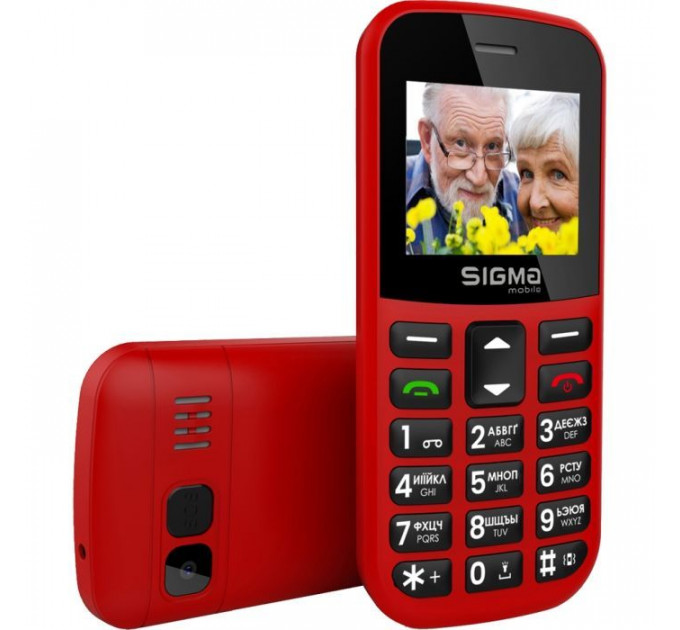 Мобільний телефон Sigma Comfort 50 EASY TYPE-C Red (4827798585221)