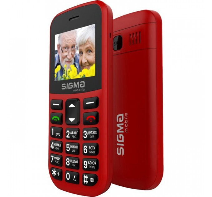 Мобільний телефон Sigma Comfort 50 EASY TYPE-C Red (4827798585221)