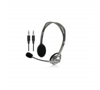 Наушники Logitech H110 Stereo Headset with 2*3pin jacks (981-000271)