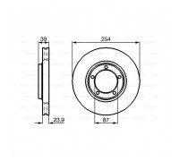 Тормозной диск Bosch 0 986 478 714