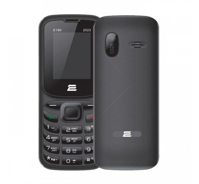 Мобільний телефон 2E E180 2023 Black (688130251044)