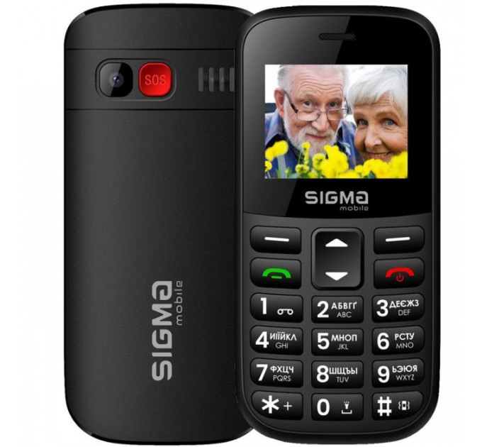 Мобільний телефон Sigma Comfort 50 EASY TYPE-C Black (4827798585214)