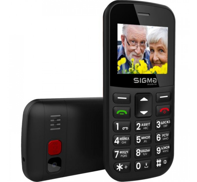 Мобільний телефон Sigma Comfort 50 EASY TYPE-C Black (4827798585214)