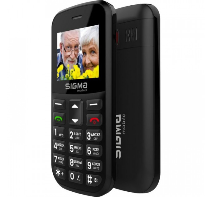 Мобільний телефон Sigma Comfort 50 EASY TYPE-C Black (4827798585214)