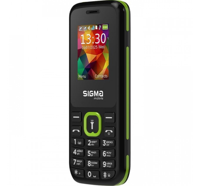 Мобільний телефон Sigma X-style 171 MINI Black-Green (4827798813720)