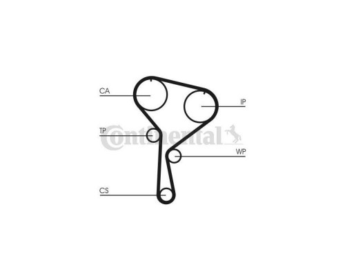 Ремень ГРМ CONTITECH CT1035 Ремень ГРМ CONTITECH CT1035