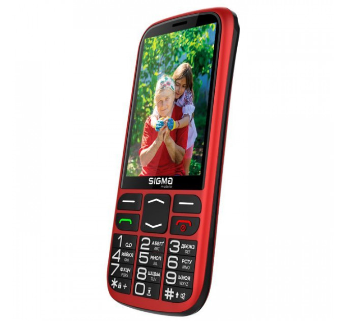 Мобільний телефон Sigma Comfort 50 Optima Type-C Red (4827798122327)