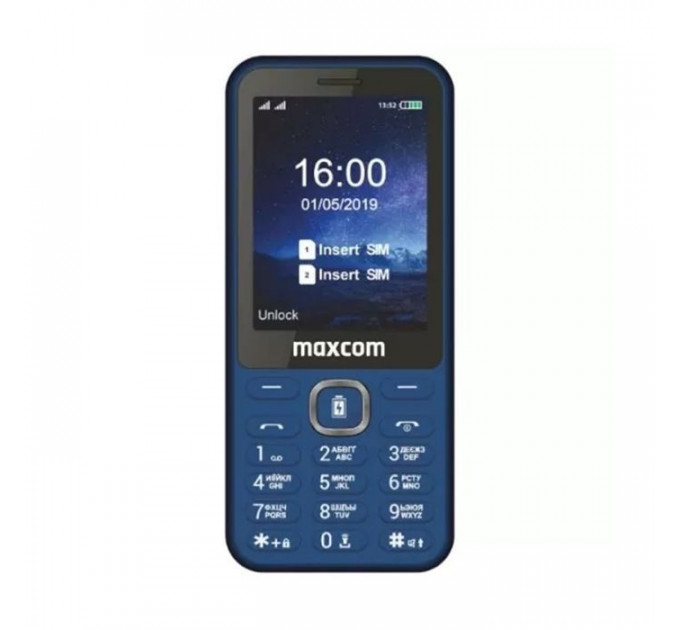 Мобільний телефон Maxcom MM814 Type-C Blue (5908235977737)