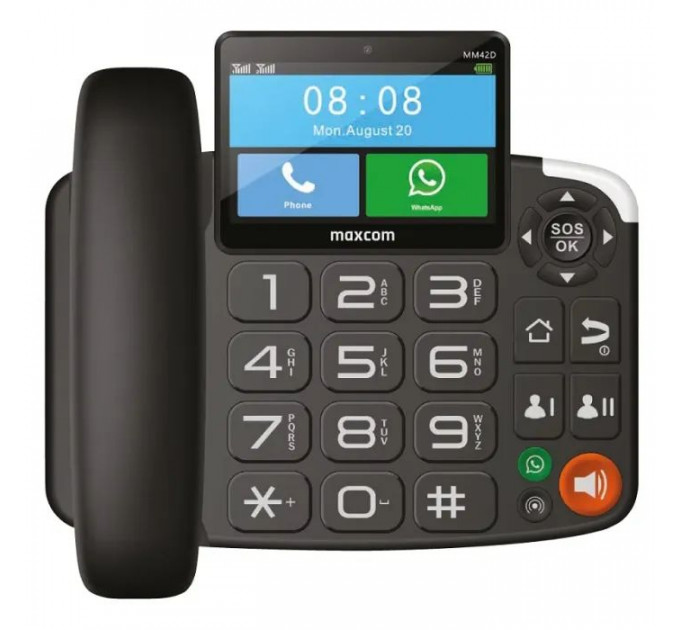 Мобильный телефон Maxcom Comfort MM42D SE 4G Black