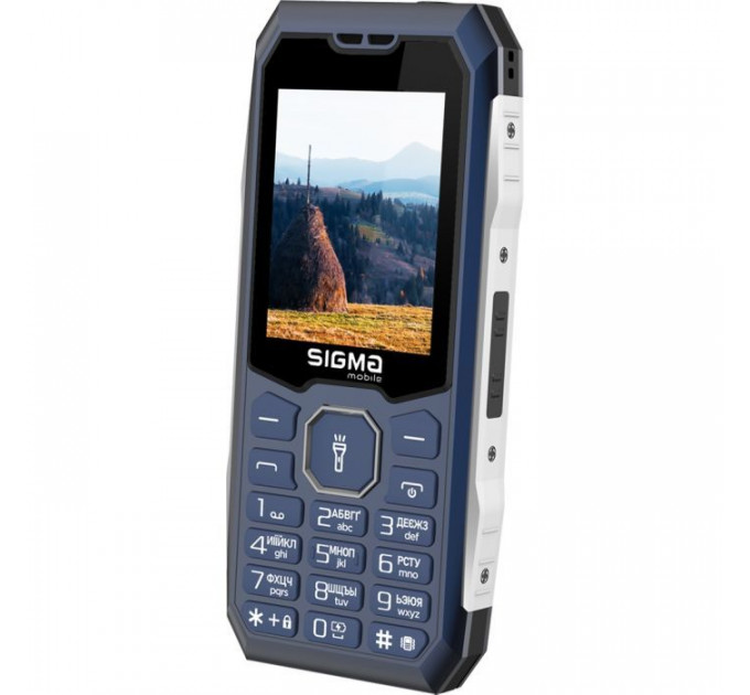 Мобильный телефон Sigma X-style 341 BRO Type-C Blue (4827798368428)