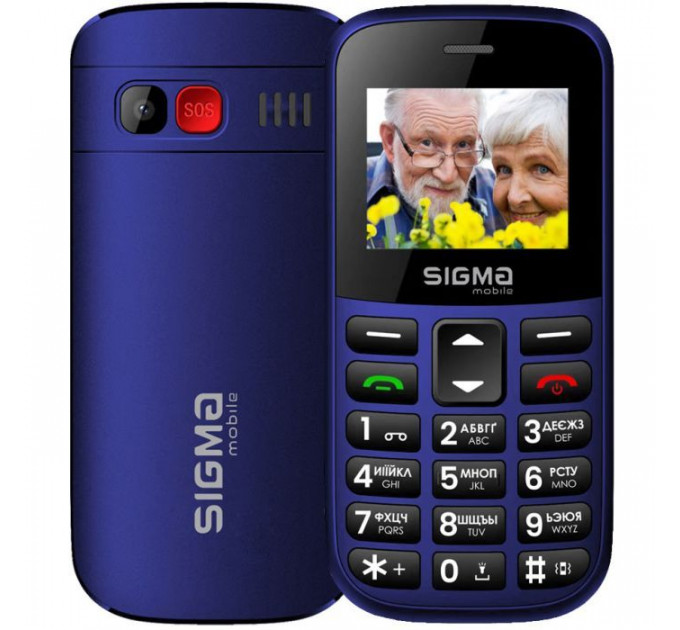 Мобільний телефон Sigma Comfort 50 EASY TYPE-C Blue (4827798585238)