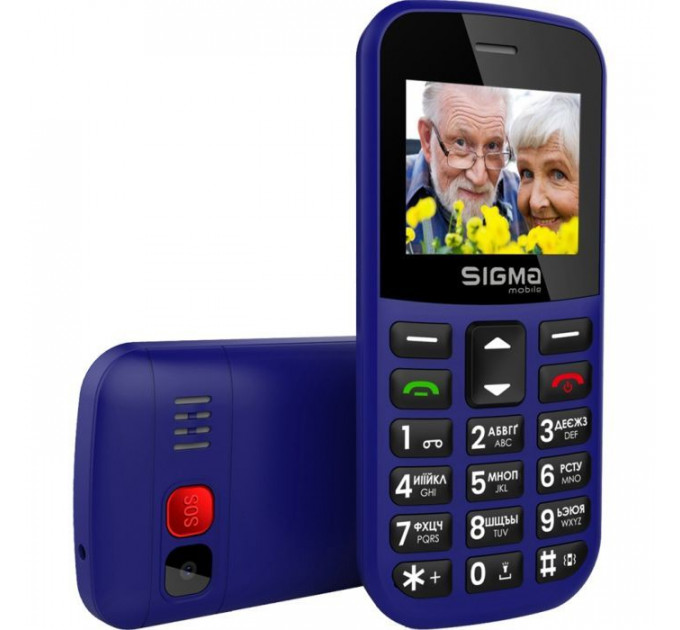 Мобільний телефон Sigma Comfort 50 EASY TYPE-C Blue (4827798585238)