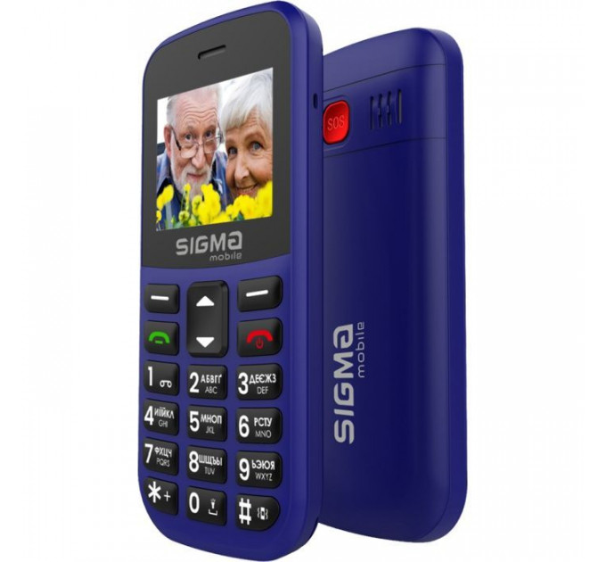 Мобільний телефон Sigma Comfort 50 EASY TYPE-C Blue (4827798585238)