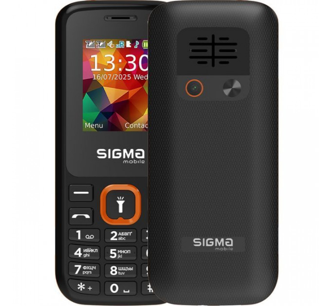 Мобільний телефон Sigma X-style 171 MINI Black-Orange (4827798813737)
