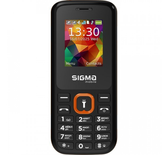 Мобільний телефон Sigma X-style 171 MINI Black-Orange (4827798813737)