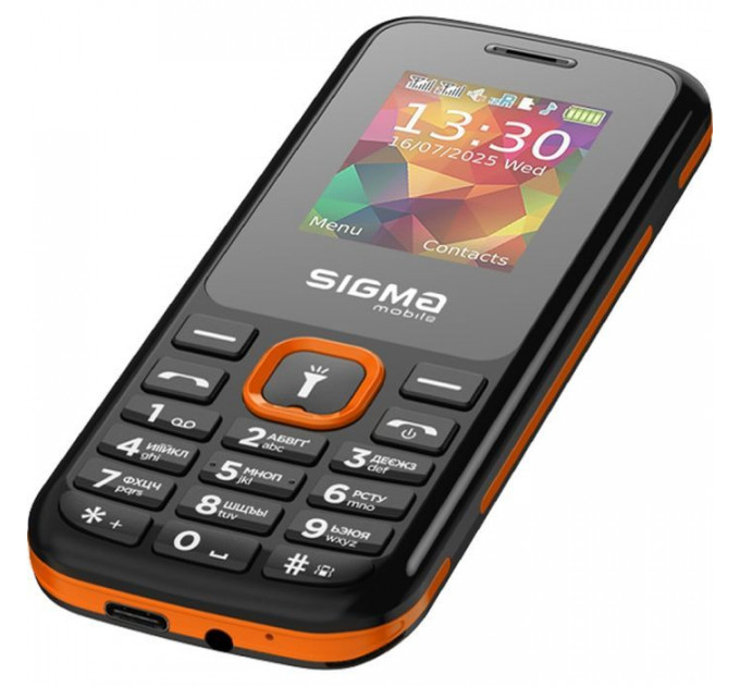 Мобільний телефон Sigma X-style 171 MINI Black-Orange (4827798813737)