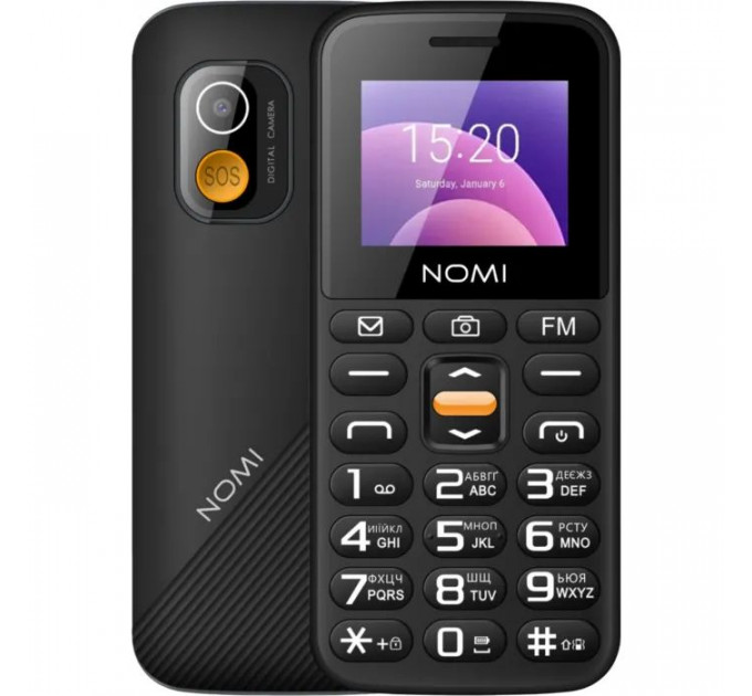 Мобільний телефон Nomi i1820 Black Мобільний телефон Nomi i1820 Black