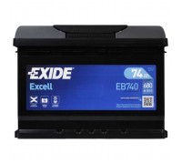 Акумулятор автомобільний EXIDE EXCELL 74A (EB740)