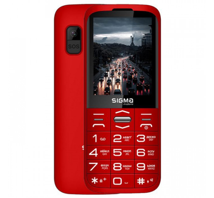 Мобильный телефон Sigma Comfort 50 Grace Type-C Red (4827798121825)