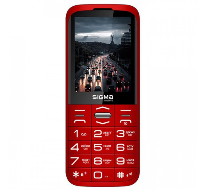 Мобильный телефон Sigma Comfort 50 Grace Type-C Red (4827798121825)