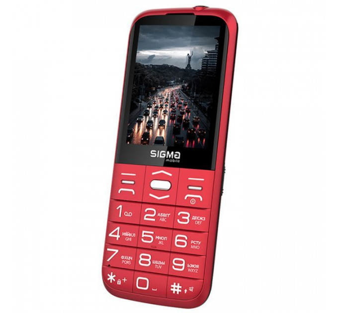 Мобильный телефон Sigma Comfort 50 Grace Type-C Red (4827798121825)