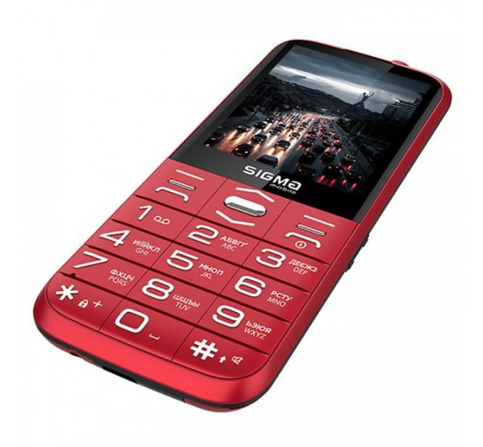 Мобильный телефон Sigma Comfort 50 Grace Type-C Red (4827798121825)