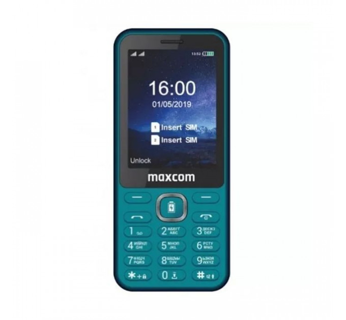 Мобільний телефон Maxcom MM814 Type-C Green (5908235977744)