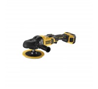 Шлифовальная машина DeWALT полировальная, 18В XR Li-Ion, 800 - 2200 об/мин, 2x5Ah (DCM849P2)