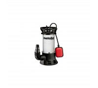 Заглибний насос Metabo PS 18000 SN для брудної води, 1000Вт, 19куб/год, внутрішня різьба 1", 1/2" (0251800000)