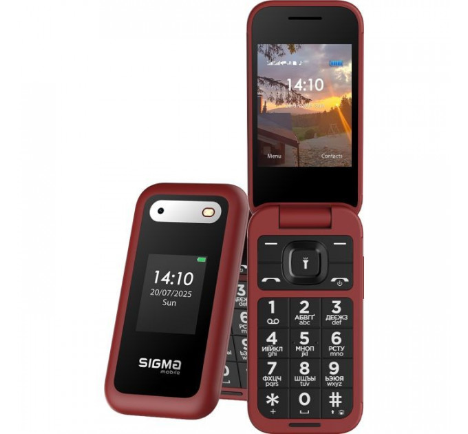 Мобильный телефон Sigma X-style 281 CLIK Red (4827798151426)