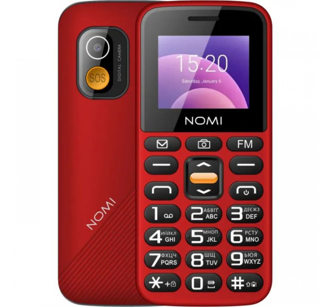 Мобільний телефон Nomi i1820 Red Мобільний телефон Nomi i1820 Red