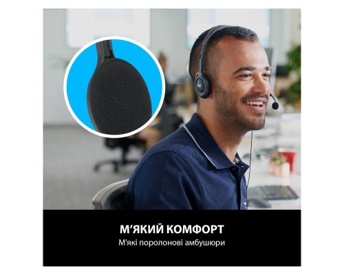 Навушники Logitech H111 Stereo Headset with 1*4pin jack (981-000593) Навушники Logitech H111 Stereo Headset with 1*4pin jack (981-000593)