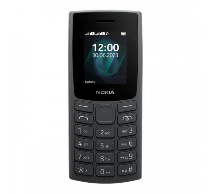 Мобильный телефон Nokia 105 SS 2023 (no charger) Charcoal