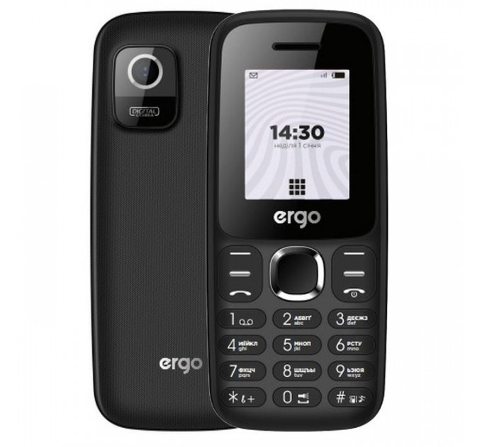 Мобільний телефон Ergo B184 Black