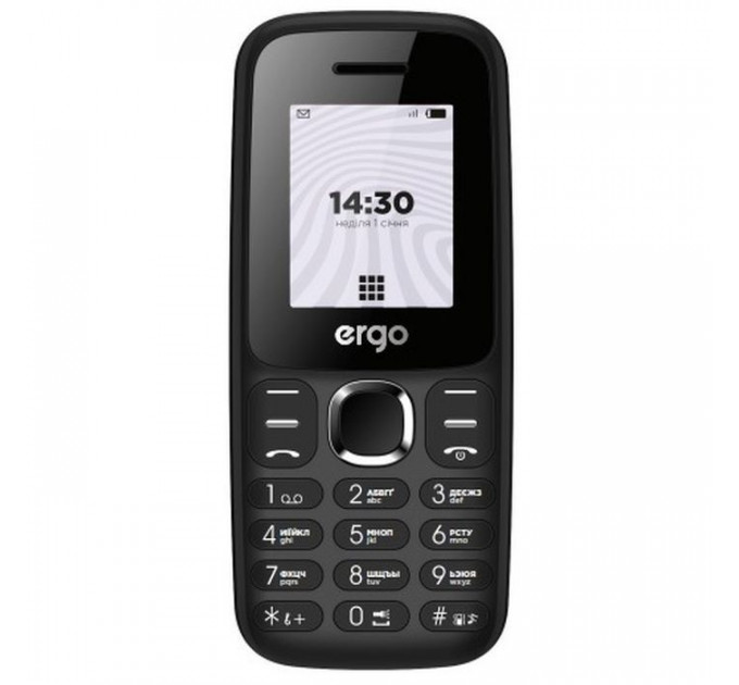Мобільний телефон Ergo B184 Black