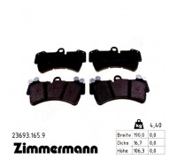 Гальмівні колодки ZIMMERMANN 23693.165.9