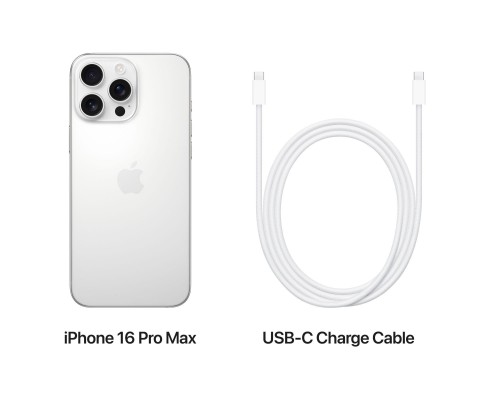Мобільний телефон Apple iPhone 16 Pro Max 512GB White Titanium (MYX13) Мобільний телефон Apple iPhone 16 Pro Max 512GB White Titanium (MYX13)