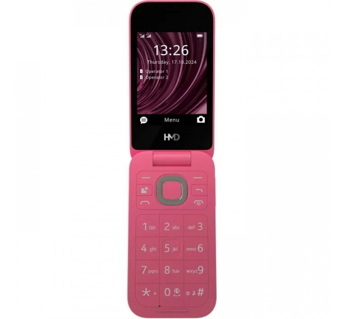 Мобільний телефон HMD 2660 4G Flip DS Red