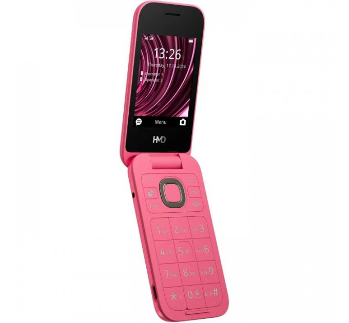 Мобільний телефон HMD 2660 4G Flip DS Red