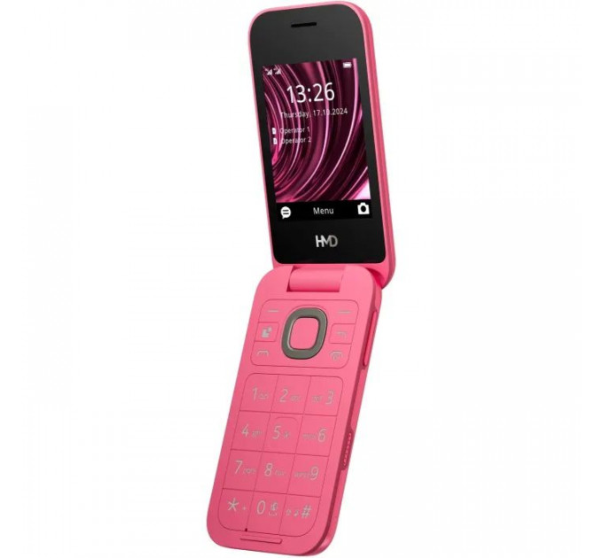 Мобільний телефон HMD 2660 4G Flip DS Red