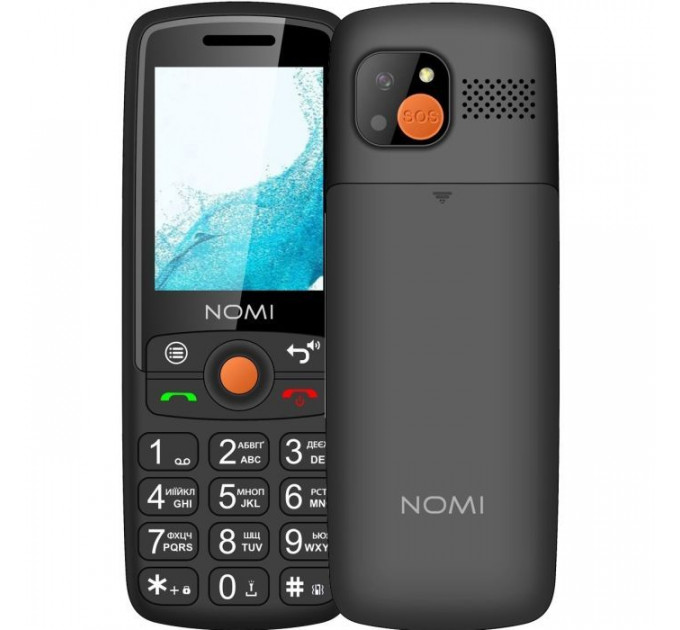 Мобільний телефон Nomi i2440 Black Мобільний телефон Nomi i2440 Black