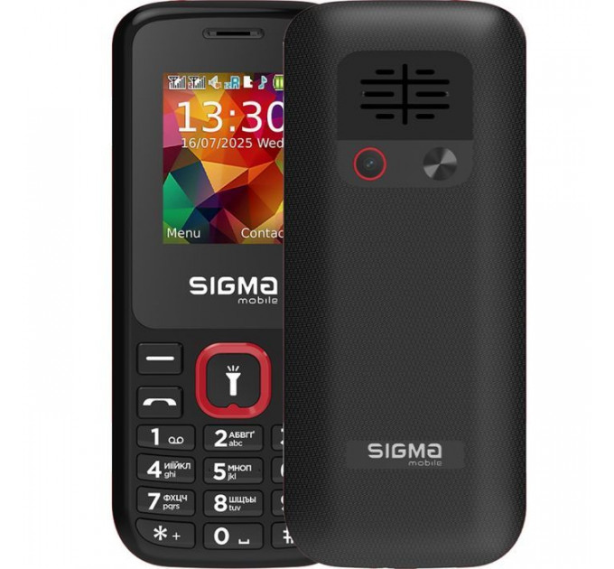 Мобільний телефон Sigma X-style 171 MINI Black-Red (4827798813744)